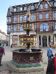 Brunnen auf dem Marktplatz von Wernigerode